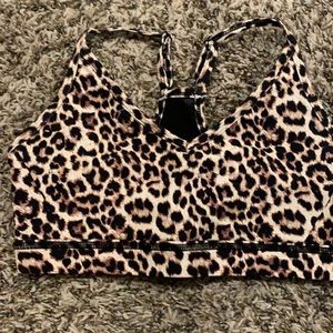 ZYIA XS leopard brilliant mesh bra